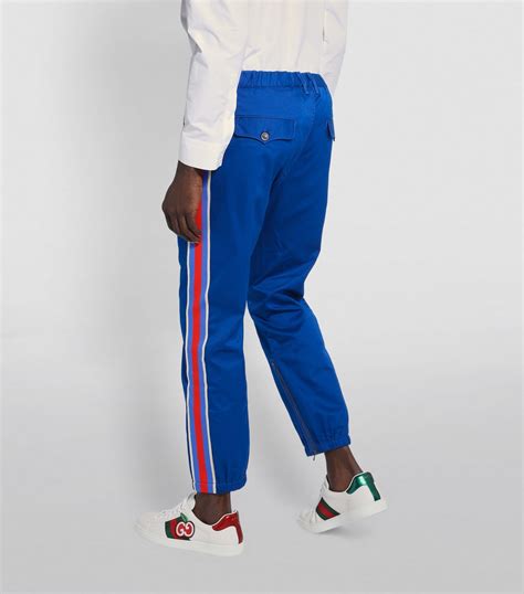 gucci stripe trousers|gucci trousers harrods.